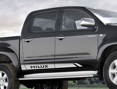 Gereserveerde Zijdelingse Strepen Vinyl Decal Kit voor Toyota Hilux SR5