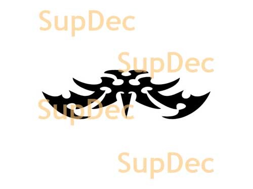 Tribal Blade Wings Vinylsticker Voor Auto's
