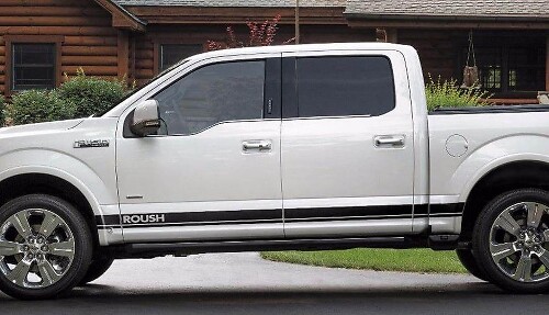 Roush Lettering Zijstrepen Vinyl Decal Kit voor Musclecar truck 2016