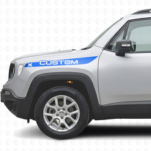 Aangepaste vinyl decalset met voorspatbordstrepen voor Jeep Renegade_2