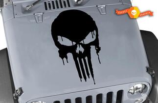 Jeep-sticker | WRANGLER Hood Fender Window Door Decal rubicon sahara Punisher