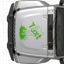 Zombie Hand Custom Tekst Motorkap Vinyl Decal Sticker voor Jeep Wrangler_3