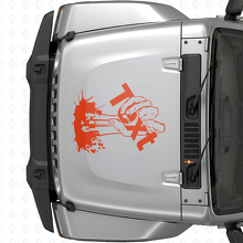 Zombie Hand Custom Tekst Motorkap Vinyl Decal Sticker voor Jeep Wrangler_4