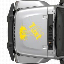 Zombie Hand Custom Tekst Motorkap Vinyl Decal Sticker voor Jeep Wrangler_5