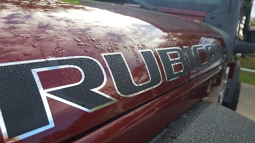 Rubicon Lettering Motorkap Vinyl Decal Kit voor Jeep Rubicon  