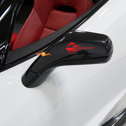 C7 Stingray-logo voor zijspiegels Stickers Stickers
