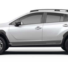 Zijdeur Strepen Rocker Panel voor Suba Crosstrek Vinyl Stickers Graphics 2 kleuren
 3