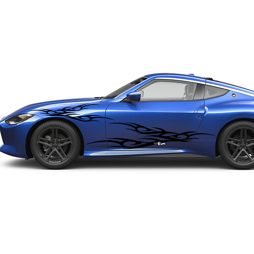 Side grafische sticker sticker voor Nissan Z 4

