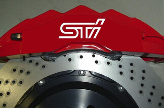 8 X STI Subaru Remklauw Decals Stickers Vinyl Embleem Grafische Auto