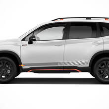 Racing zijstrepen vinyl decal kit voor Subaru Forester_2