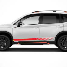Racing zijstrepen vinyl decal kit voor Subaru Forester_3