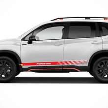2X Suba FORESTER side skirt strepen vinyl body sticker sticker grafisch embleem logo 3
