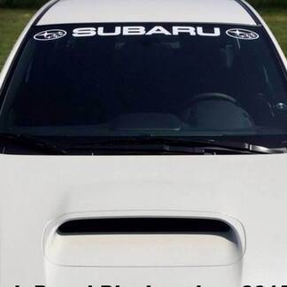 Subaru voorruit sticker banner decal vinyl rally venster afbeelding WRX STI