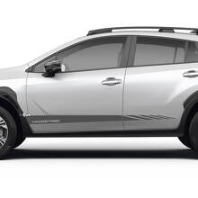 Racestijl Zijdelingse Deurstrepen Vinyl Decal Kit voor Subaru Crosstrek_3