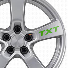 Custom Lettering Velgen Vinyl Stickers Set voor Suba WRX_3