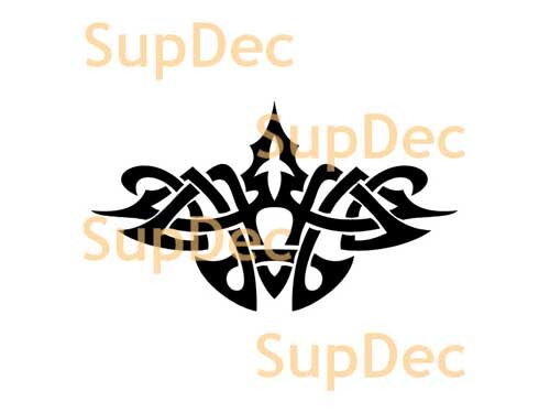Tribal Ornamentale Wapen Vinyl Sticker Voor Auto's