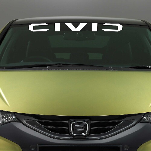Voorruit Vinyl Sticker voor Honda Civic