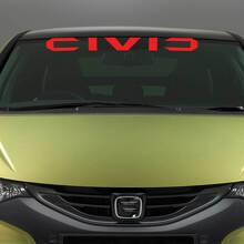 Civic Lettering voorruit vinyl decal voor Honda Civic_3