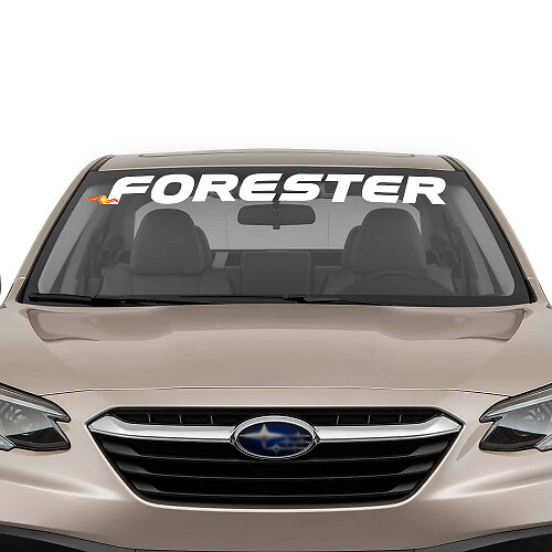 Merklettering voorruit vinylsticker voor Subaru Forester