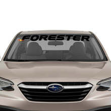 Merklettering voorruit vinylsticker voor Subaru Forester_2
