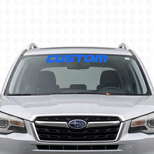 Aangepaste Lettering Voorruit Vinyl Decal Voor Subaru Forester_2