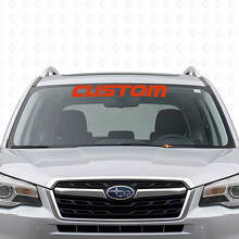 Aangepaste Lettering Voorruit Vinyl Decal Voor Subaru Forester_3