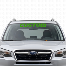 Aangepaste Lettering Voorruit Vinyl Decal Voor Subaru Forester_4