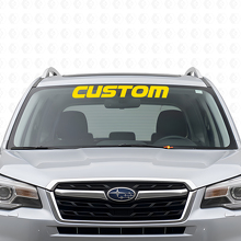 Aangepaste Lettering Voorruit Vinyl Decal Voor Subaru Forester_5