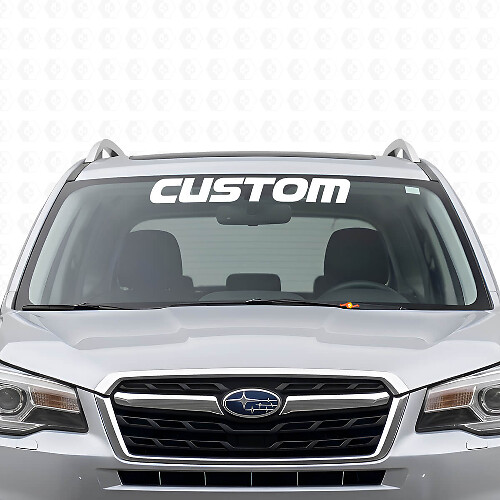 Aangepaste tekst voorruit vinyl sticker voor Suba Forester