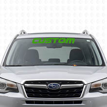 Aangepaste tekst voorruit vinyl sticker voor Suba Forester_3
