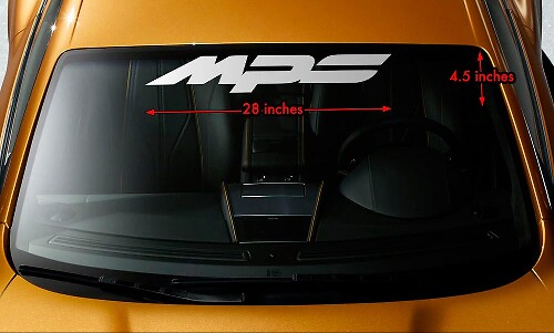 MAZDA MPS MAZDASPEED 3/6 Windscherm Banner Vinyl Premium Decal Sticker 28