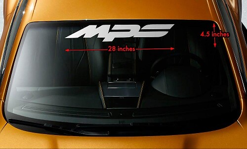 Mazda MPS voorruitbanner vinylsticker voor Mazda-auto's
