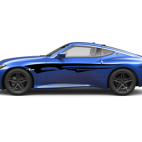 Side grafische sticker sticker voor Nissan Z
