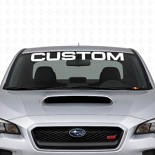 Aangepaste Vinyl Decal voor Voorruitbanner voor Subaru Impreza
