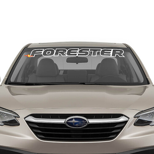 Forester Outline Windshield Banner Vinyl Sticker voor Subaru Forester