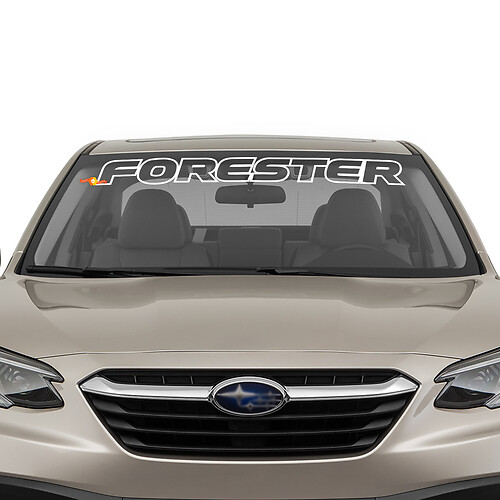 Overzichtsstijl voorruitbanner vinyl sticker sticker fit Suba forester
