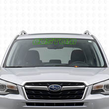Aangepaste omtrek voorruitlettering vinylsticker voor Subaru Forester_3