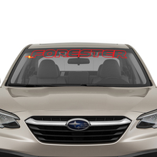 Overzichtsstijl voorruitbanner vinyl sticker sticker fit Suba forester
 3