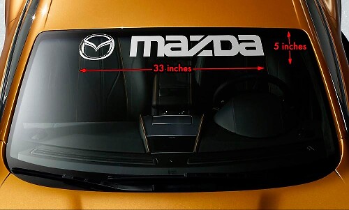 Mazda Logo Voorruit Vinyl Decal Sticker voor Mazda Mazda3