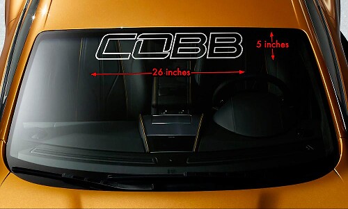 COBB Outline Voorruit Banner Vinyl Sticker voor Auto's