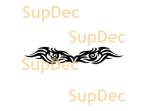 Eagle Eyes Tribal Vinyl Sticker Voor Auto's