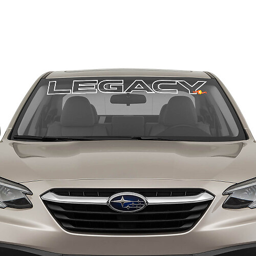 Outline Legacy voorruitbanner vinylsticker voor Subaru Legacy