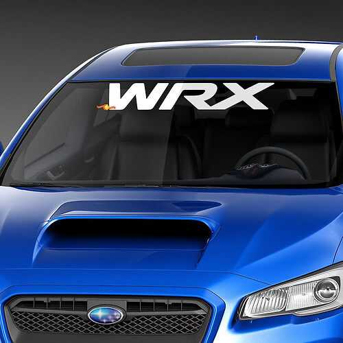 Voorruit sticker sticker rally jdm turbo subieflow fit Suba wrx
