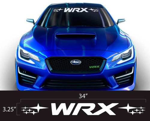 Vinyl wrap UNIVERSELE Subaru WRX voorruit sticker Rally JDM Turbo Subieflow