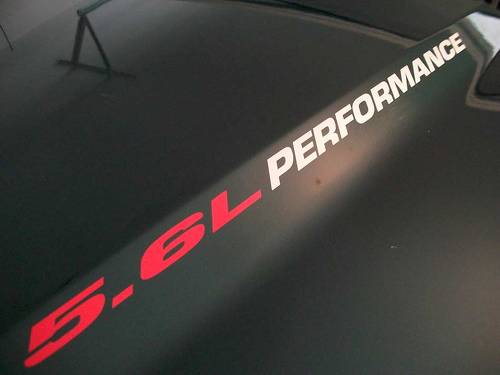 5.6L PERFORMANCE (paar) Motorkapstickers PAST Nissan Titan Endurance Pro-4x en andere