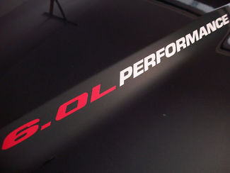 6.0L PERFORMANCE-stickers Ford F250 F350 Powerstroke Power Stroke 03 04 05 06 07