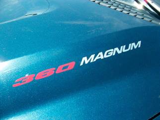 360 MAGNUM - STICKERS Sticker Motorkap Spatbord Achterklep embleemstijl logo Dodge Ram