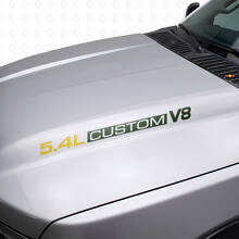 5.4L Custom V8 Motorkap Vinylstickers voor Musclecar F250/350 Expedition_10