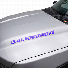5.4L Custom V8 Motorkap Vinylstickers voor Musclecar F250/350 Expedition_2