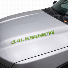 5.4L Custom V8 Motorkap Vinylstickers voor Musclecar F250/350 Expedition_3